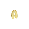 18k Brass Smooth Surface Bubble DIY Combination Name Bracelet Letter Accessories