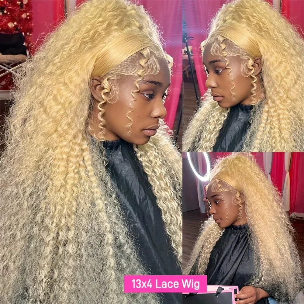 Hd Lace Frontal Blonde Human Hair Wigs